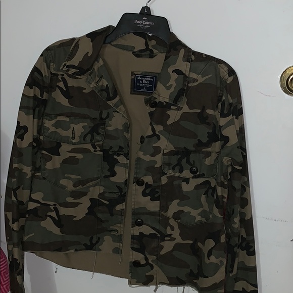 Abercrombie & Fitch Jackets & Blazers - Camo Lightweight Denim Jacket